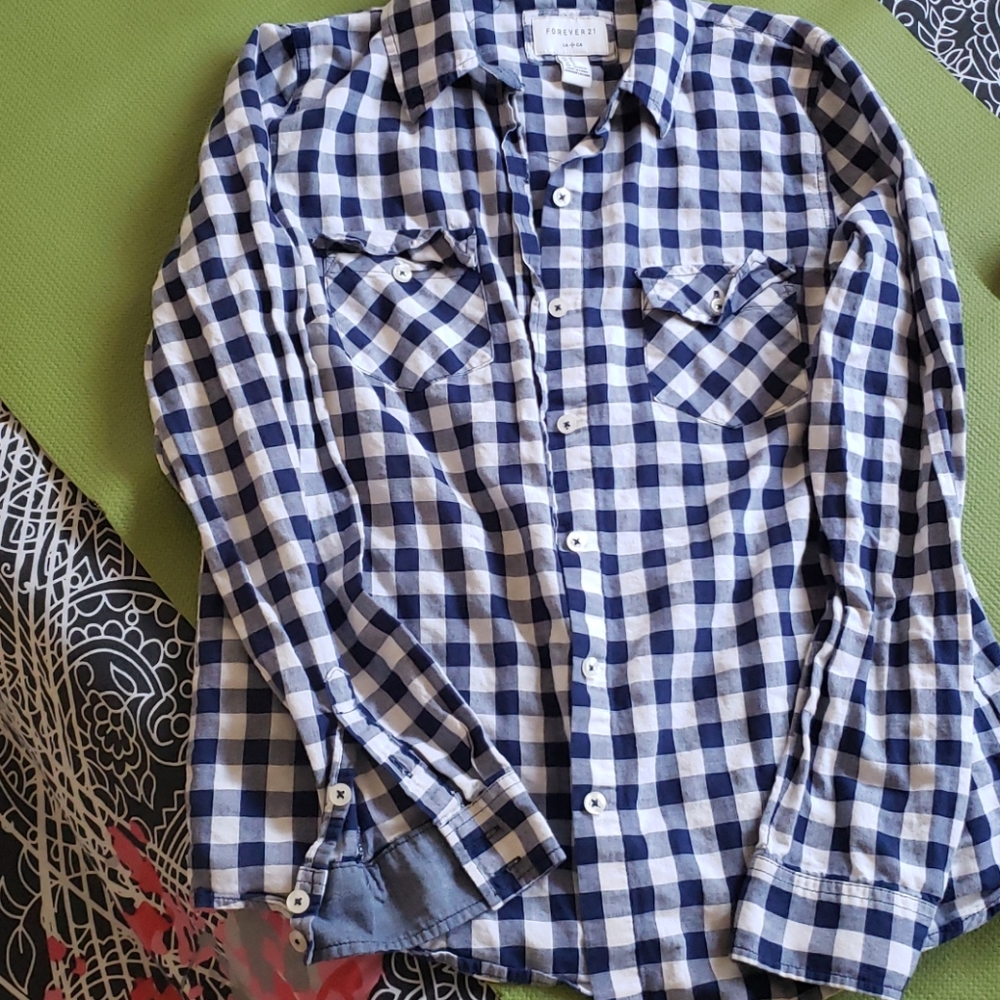 Shirt with  checkers
